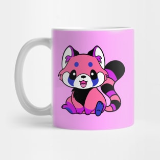 Genderfluid Pride Red Panda Mug